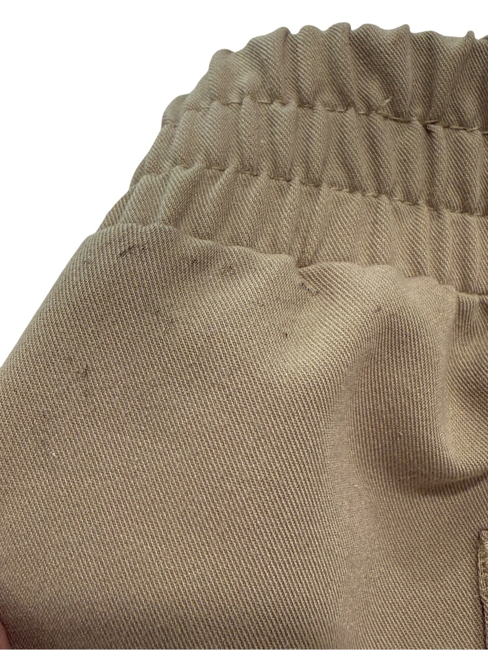 FIGS Women's Tan Khaki Straight-Leg Scrub Cargo Pants Size Large Petite - Picture 8 of 9